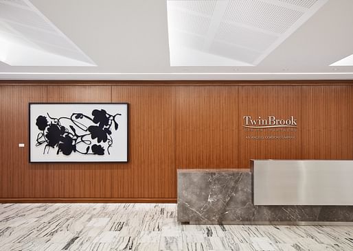 ​Citation for Integrated Ceiling Feature: Twin Brook Capital Partners Offices | Chicago, IL. Photo: Steve Hall.
