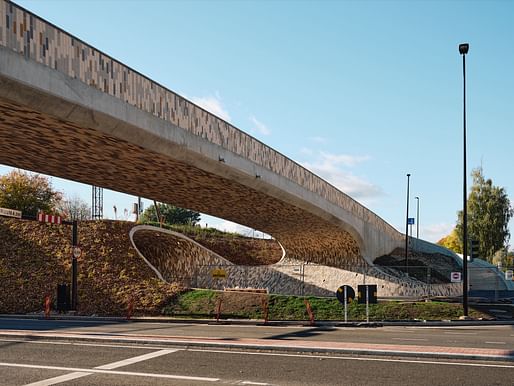 Son of a Shingle – Vaksali pedestrian bridge and underpasses, Tartu by PART architects. Image credit: TÕNU TUNNEL
