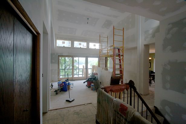Foyer During construction