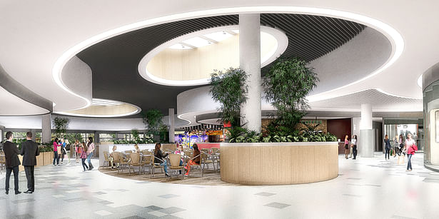 Perspective - Main Food Court. (Image of shared autorship)