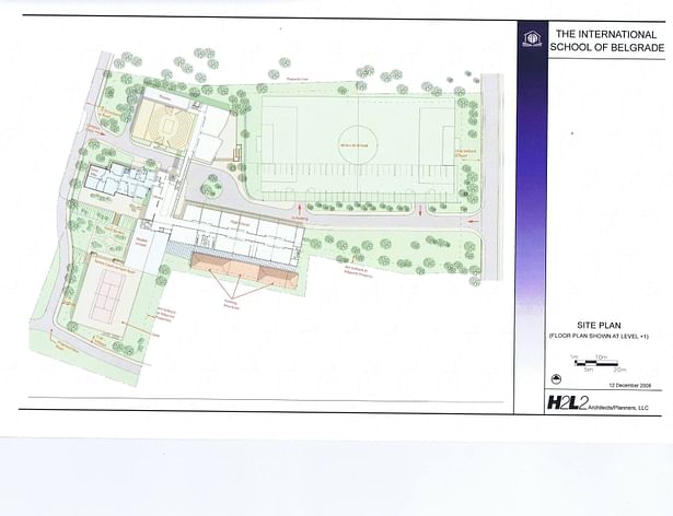 Site Plan and Fl. Plan (level +1)