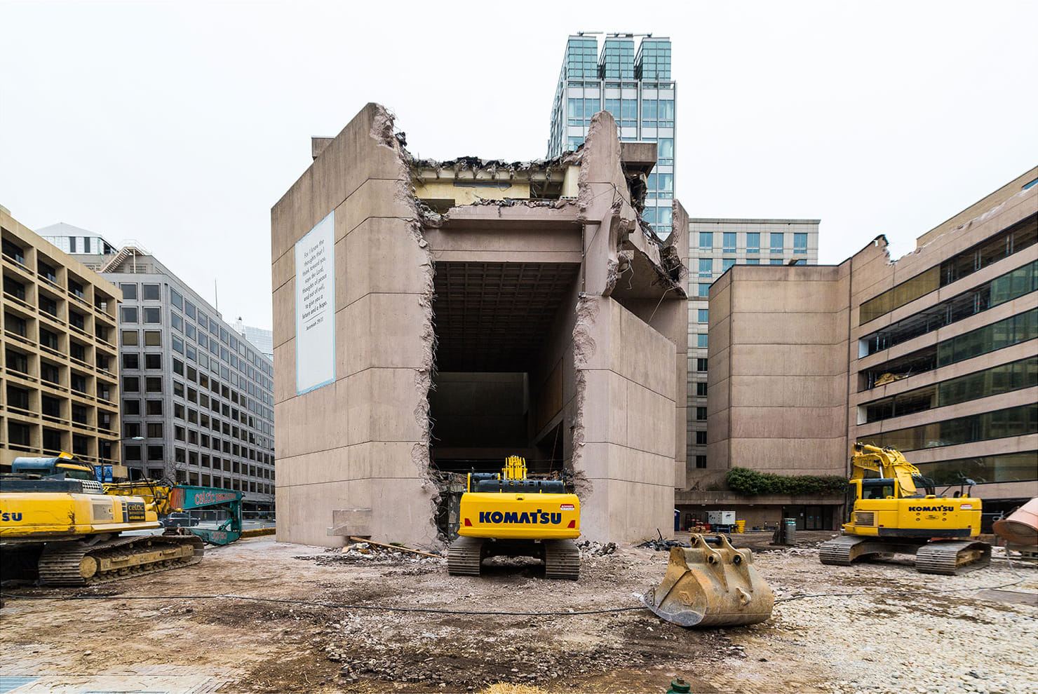 Brutal Destruction: capturing concrete architecture's dying moments