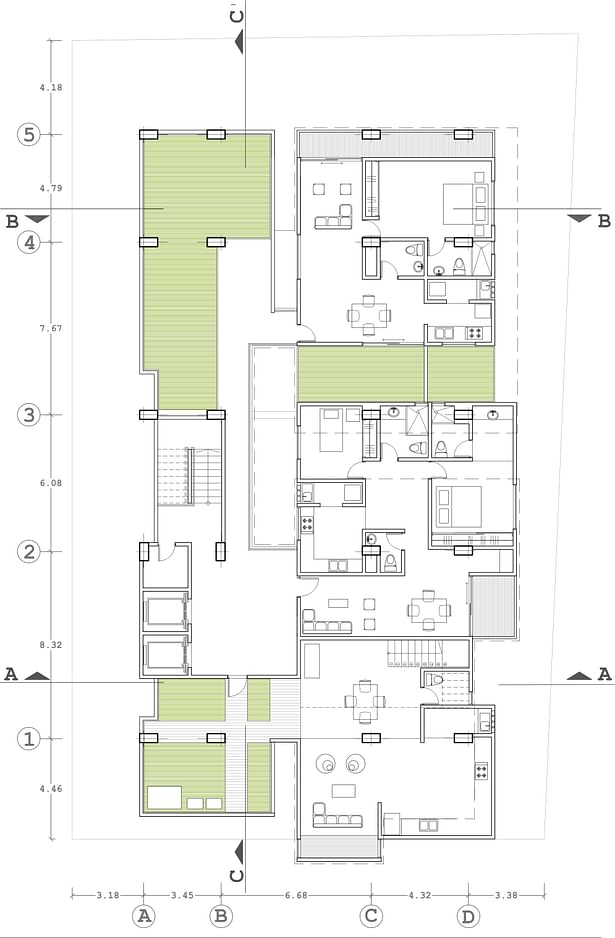 Floor Plan 1 (Pair levels)