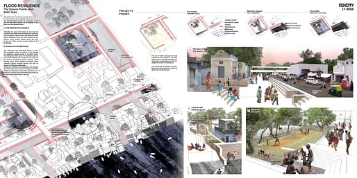 3RD PLACE: “Delhi: Flood Resilience”. Entry by: Adèle Hopquin
