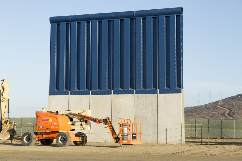 Trump border wall prototypes completed, prepare for sledgehammer ...