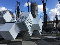 Touring Danish playground emphasizes multi-faceted nature of play with modular elements + a smoke machine