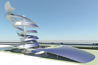 Solar Spiral for the Chicago Spire Hole - Urban Mixed Use PV Power Plant