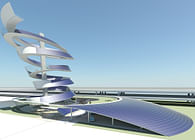 Solar Spiral for the Chicago Spire Hole - Urban Mixed Use PV Power Plant