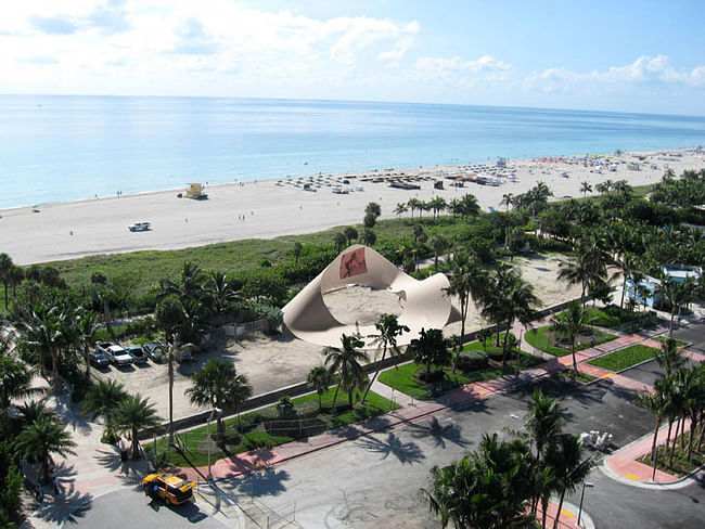 Christian Wassman: Endless Wave pavilion, entry for Art Basel Miami Beach, Creative Time