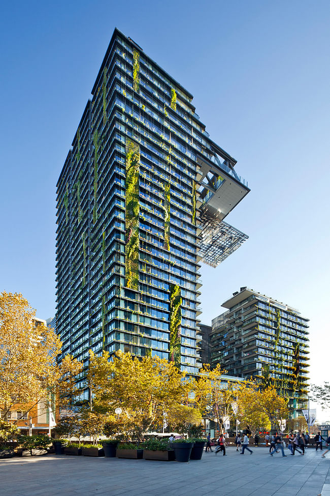 SHORTLISTED FINALIST: “One Central Park” by Ateliers Jean Nouvel. Photo © Simon Wood.