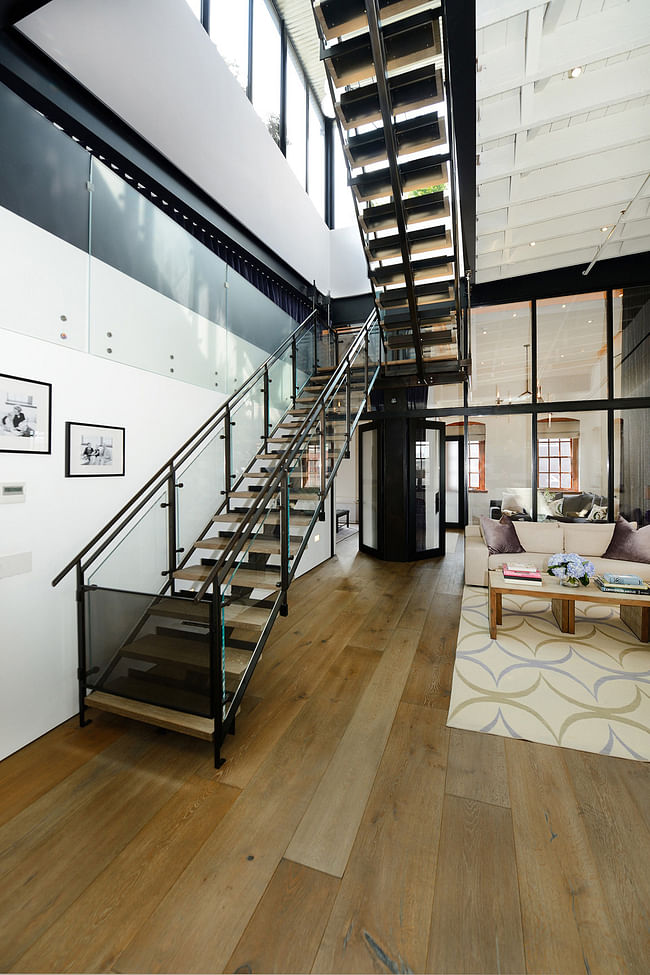 Greenwich Street Penthouse Loft Renovation in New York, NY by Turett Collaborative Architects