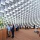 ‘Shape-shifting cathedral’ ... the pavilion’s interior. Photograph- Iwan Baan:Serpentine Gallery