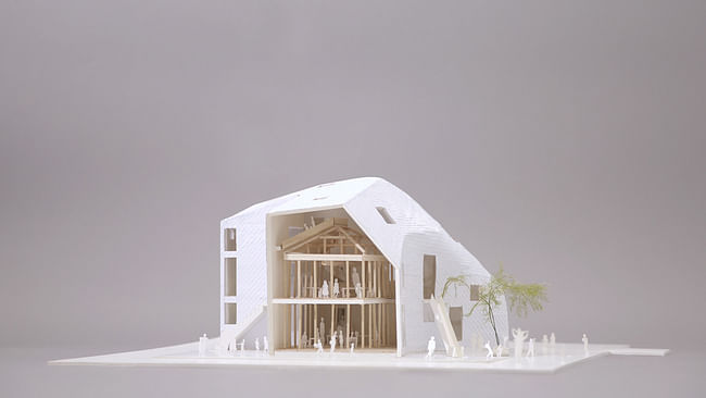 Clover House, model section. Image courtesy of MAD.