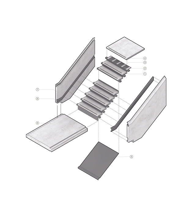 Stair Exploded Assembly