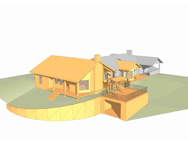 Mass study model - SketchUp