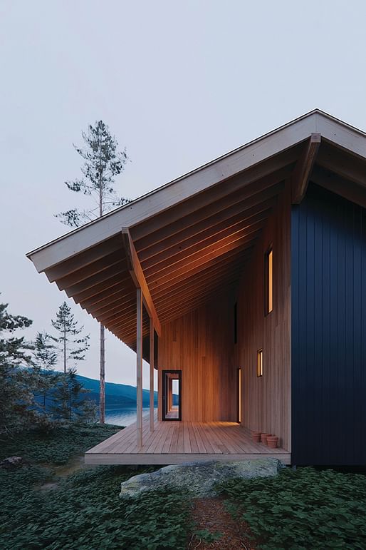 Revelstoke cabin by Architecture écologique. Photo credit: Bolide Studio