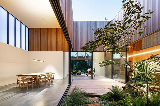 Shortlist category - New House under 200m2: Courted House - Breakspear Architects - Marrickville, NSW. Photo: Tom Ferguson. 