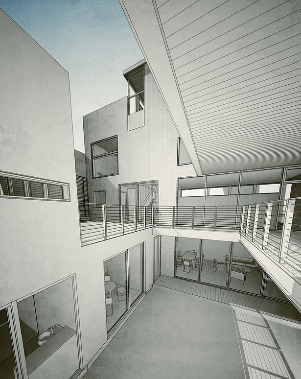 From vertical garden to south facade. PAUL CREMOUX studio