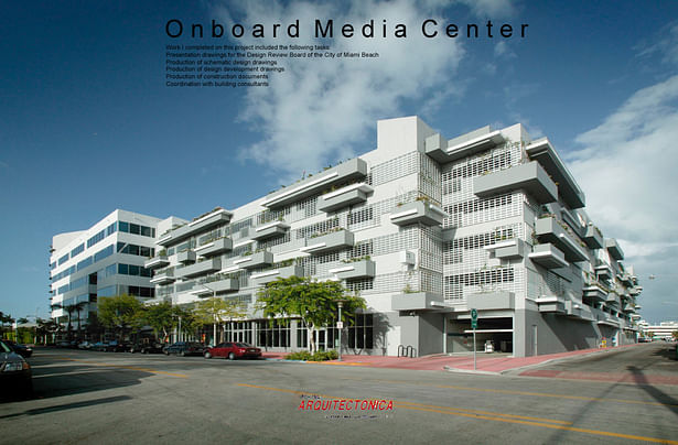 Onboard Media Center-Office/Parking-built project