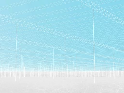 Cooling Roof – Prototype for an evaporative roof for radiant cooling, Cherry Valley, CA, USA. By Georgina Baronian, Princeton University, Princeton, NJ, USA​