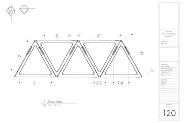Shop Drawing of Canopy 