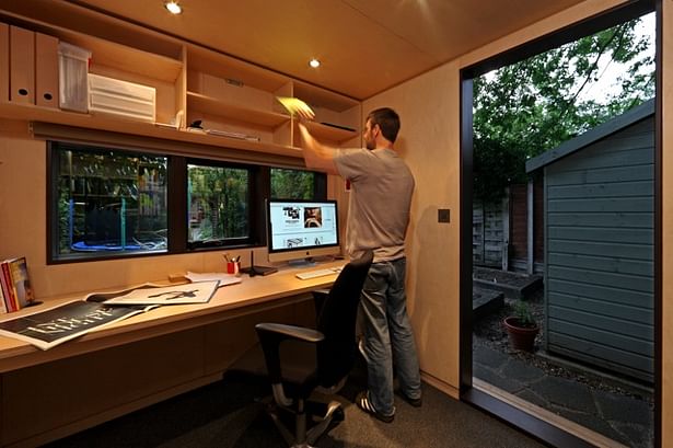 Small and compact, this garden office is perfect for any London home. www.initstudios.co.uk