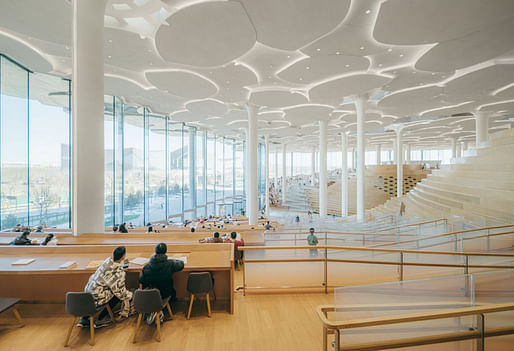 The 2024 IFLA/Baker & Taylor Public Library of the Year Award winner Beijing Library from Snøhetta. Photo: Yumeng Zhu