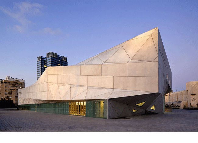 The Tel Aviv Museum of Art designed by Cohen. Credit: Preston Scott Cohen, Inc.