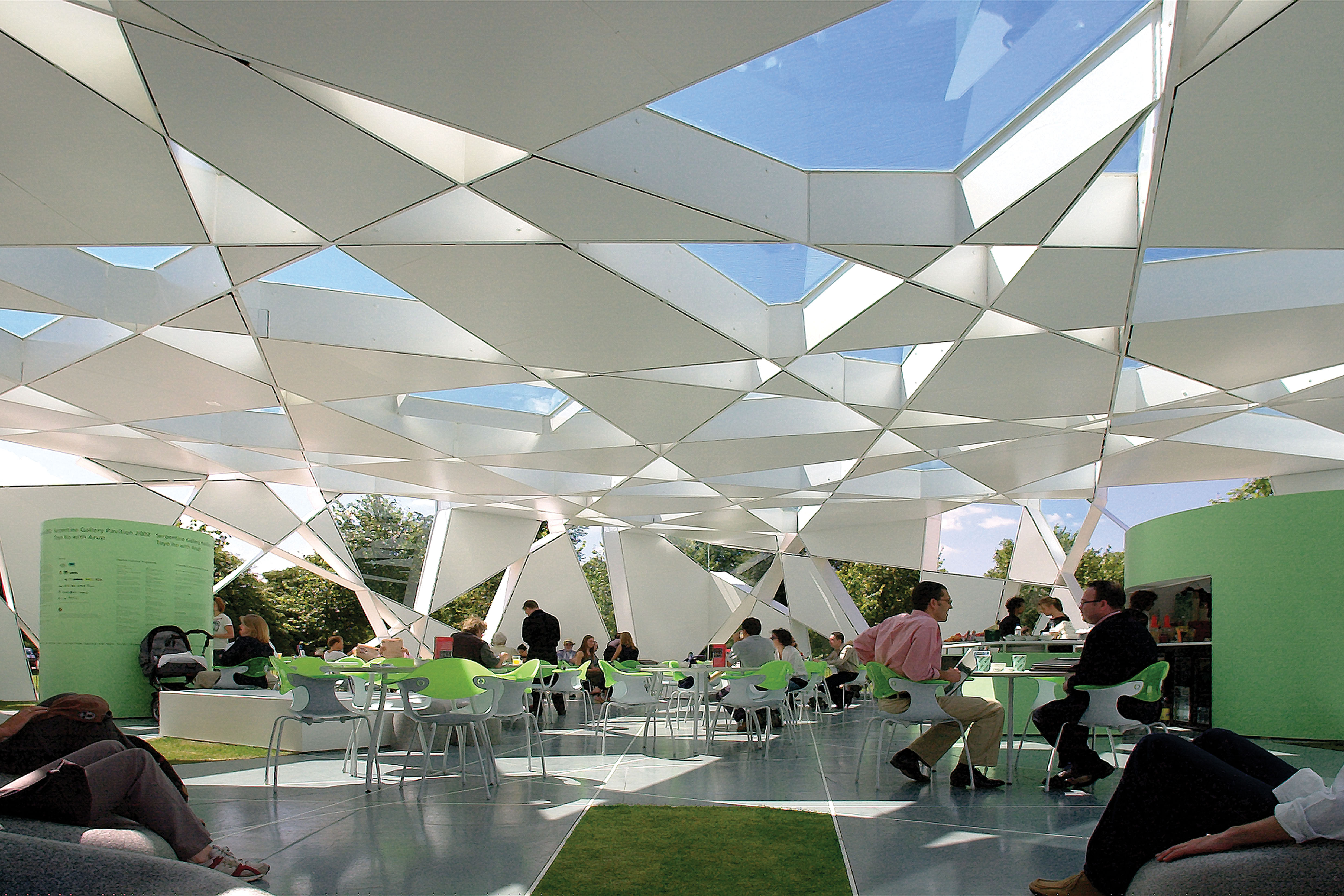 Serpentine Pavilion, 2002 | Balmond Studio | Archinect