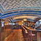 The Della Robbia Room of the Vanderbilt Hotel in New York is considered one of the most outstanding examples of decorative Guastavino vaulting ever built. Working with architects Warren and Wetmore, Guastavino Jr. developed a series of shallow vaults on arches, which were layered with ceramic pieces that created a relief of color. Photo © Michael Freeman. Courtesy of the Museum of the City of New York 