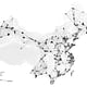 China city network. Image credit and courtesy of Dingliang Yang.