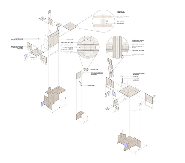 Technical Drawing: Inside A Star Filled Sky