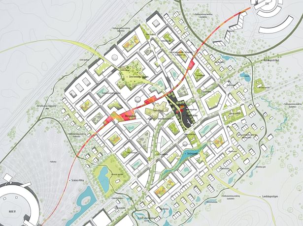 Lund Science Village Masterplan by schmidt hammer lassen architects