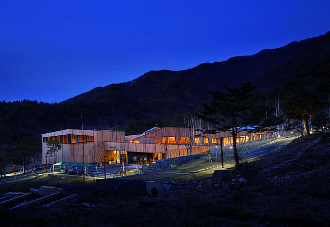 Passive House building in Goesan, South Korea (photo by AN news, Woocheol Jeong)