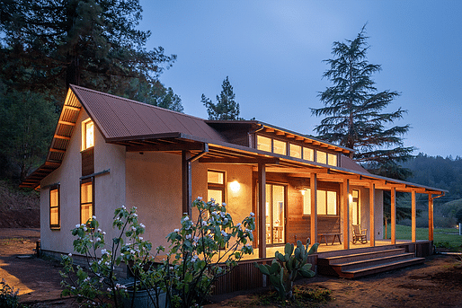 Merit Award winner Low Carbon Farmworker Housing Prototype at Blue Dot Farm by Arkin Tilt Architects​​ in Nicasio, CA. Photo: Edward Caldwell 