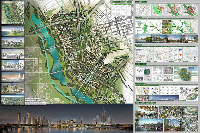 OMA*AMO, New York, NY: '2Rivers/2Datums'. Image via Dallas Connected City Design Challenge.