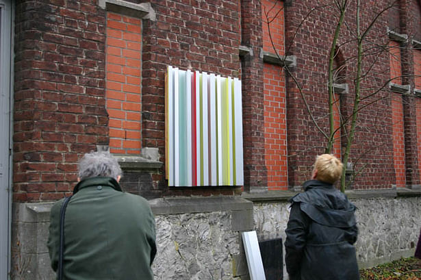 Prototype for the façade of the museum