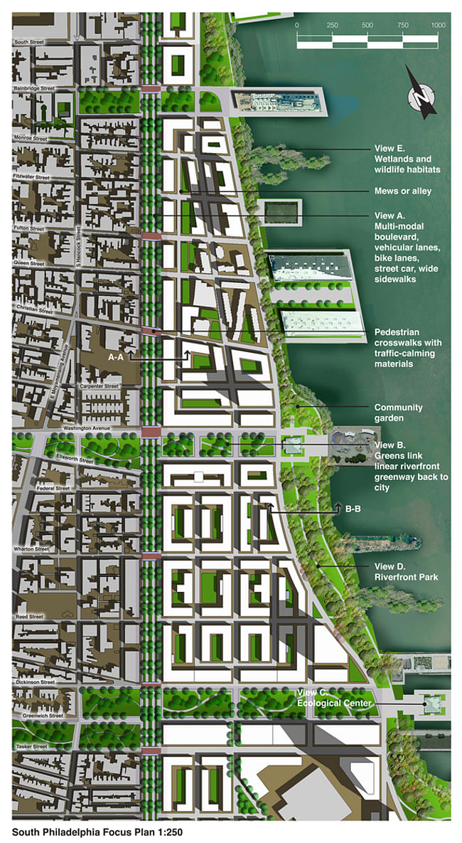 Delaware Riverfront Renewal - Option One by URBAN pad