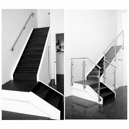 Before and After: Glass Railings + Stainless Steel Elements