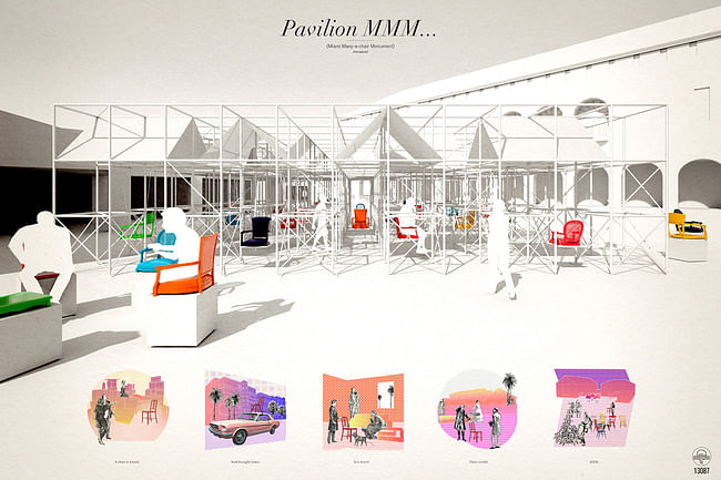Dawn Town Design/Build 2 Winner: Pavilion MMM (Miami Many-a-chair Monument) By Design with Company