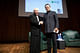 Raymond Moriyama with Li Xiaodong, the first recipient of the Moriyama RAIC International Prize. Image courtesy RAIC. 