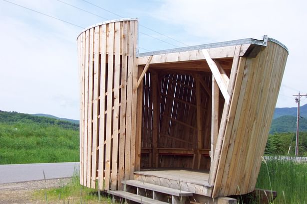 Bus Stop, Warren, VT