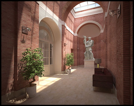 Refurbishment of an old palace in the hystoric center of Rome.