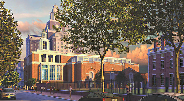 A rendering of the Museum of the American Revolution in Philadelphia as envisioned by Robert A. M. Stern. via NYT