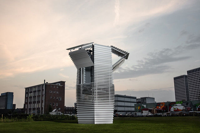 Studio Roosegaarde, the Smog Free Project (2015) (all photos courtesy Studio Roosegaarde)