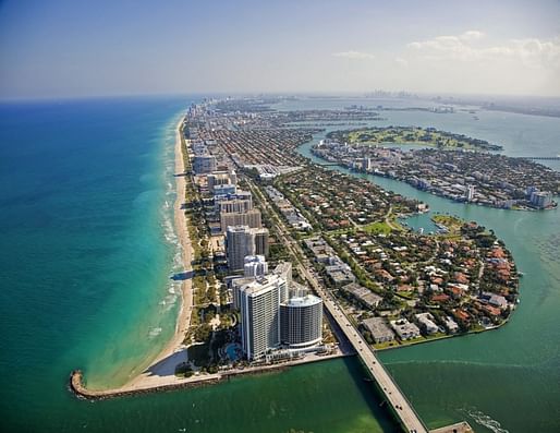 The Harvard GSD led initiative will study issues of affordable housing, transportation, and sea level rise in Miami. Image Location: Sunny Isles Beach, Miami, FL.
